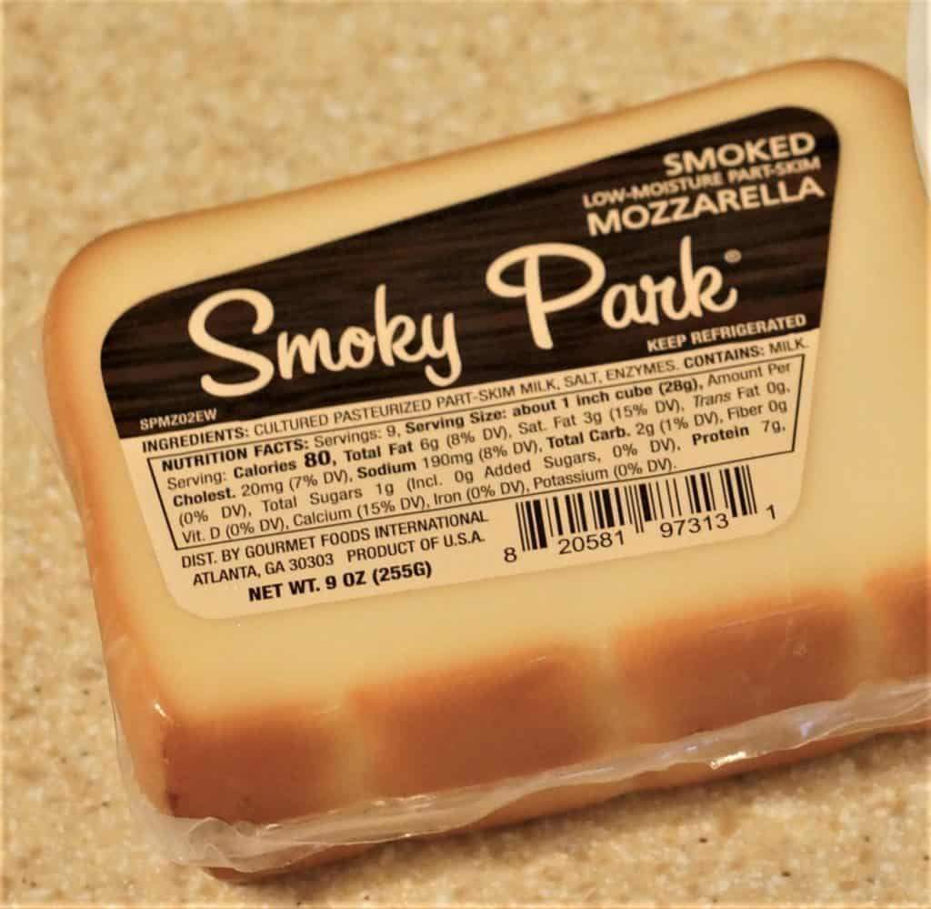 Smoky Park Smoked mozzarella.