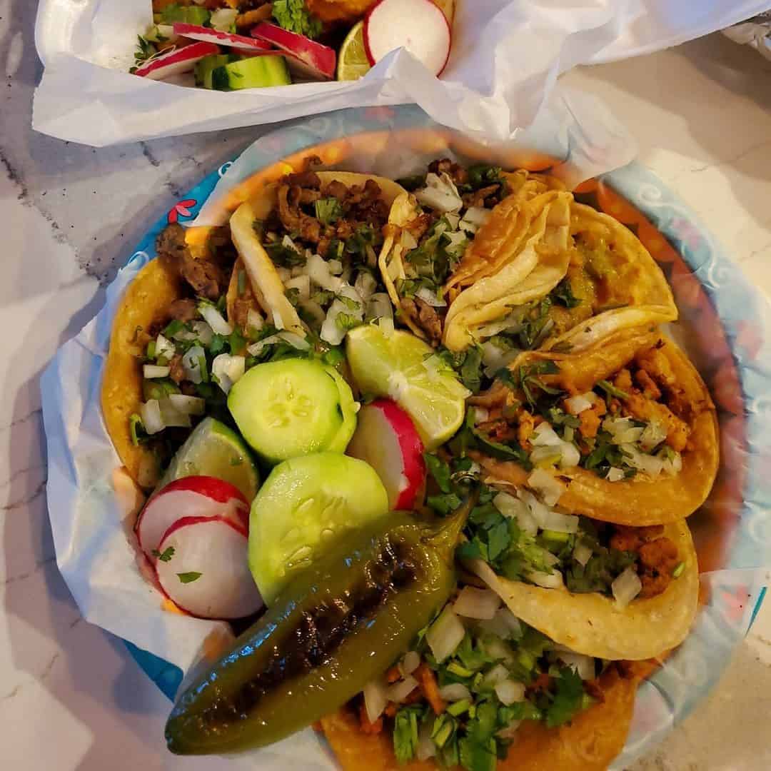 The Best Tacos in Kansas City.  Tacos from Tacos La Guera in Kansas City