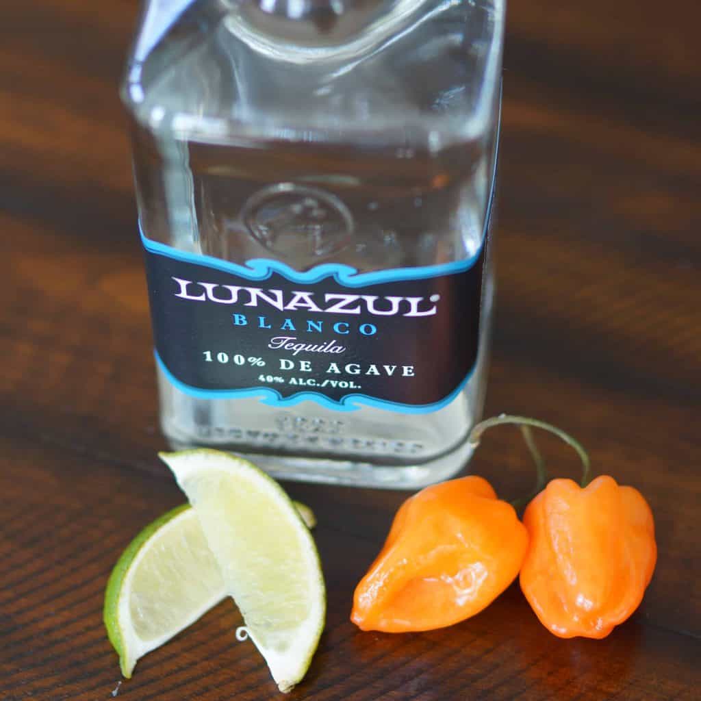 Tequila infused with lime and habaneros.