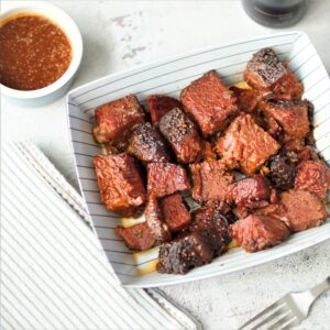 Smoked Corned Beef Burnt Ends