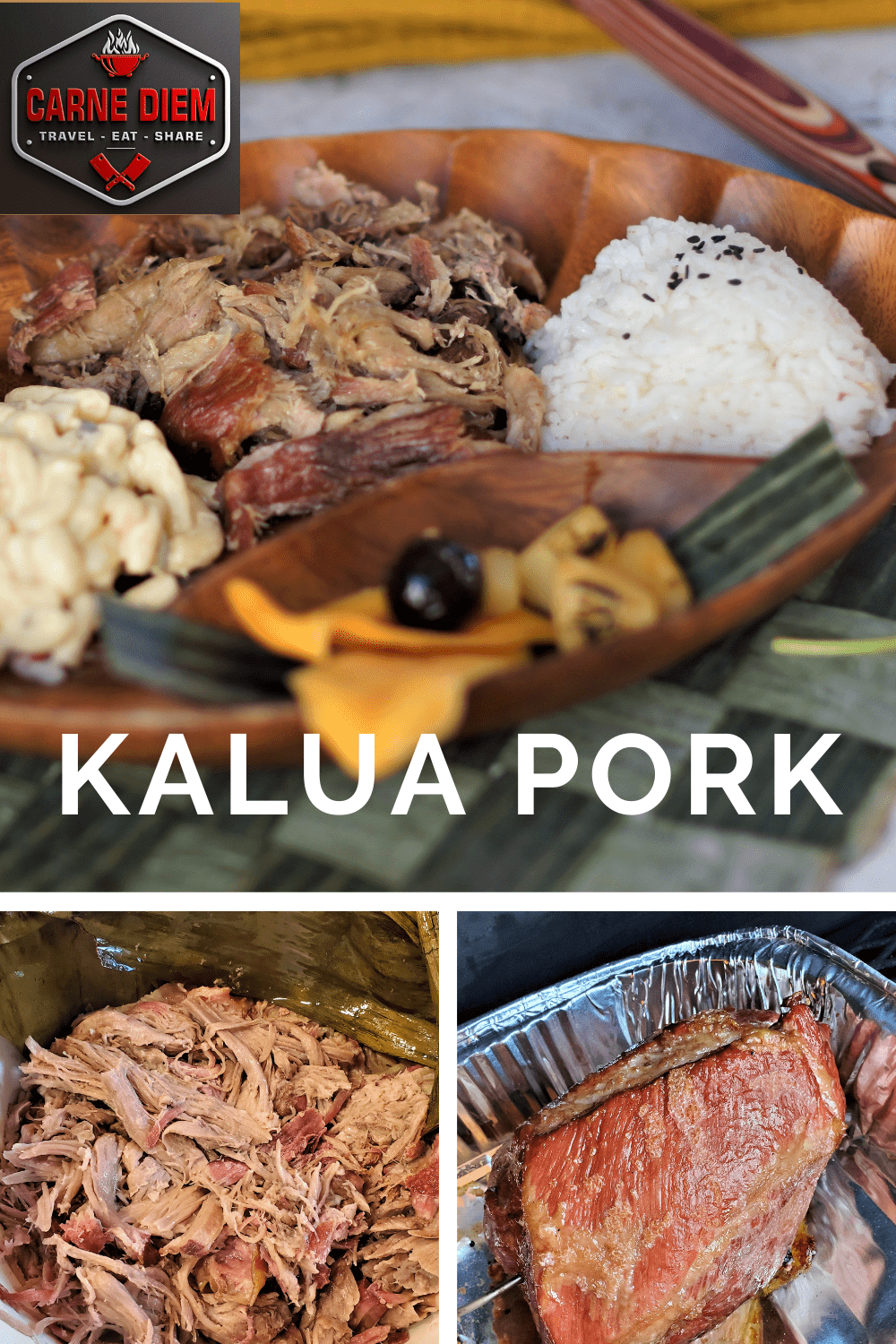 Smoked Kalua Pork Hawaiian Pulled Pork Carne Diem