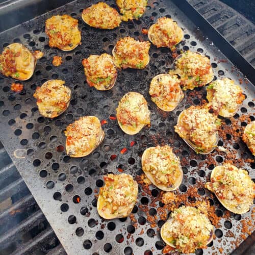Grilled Clams Casino.