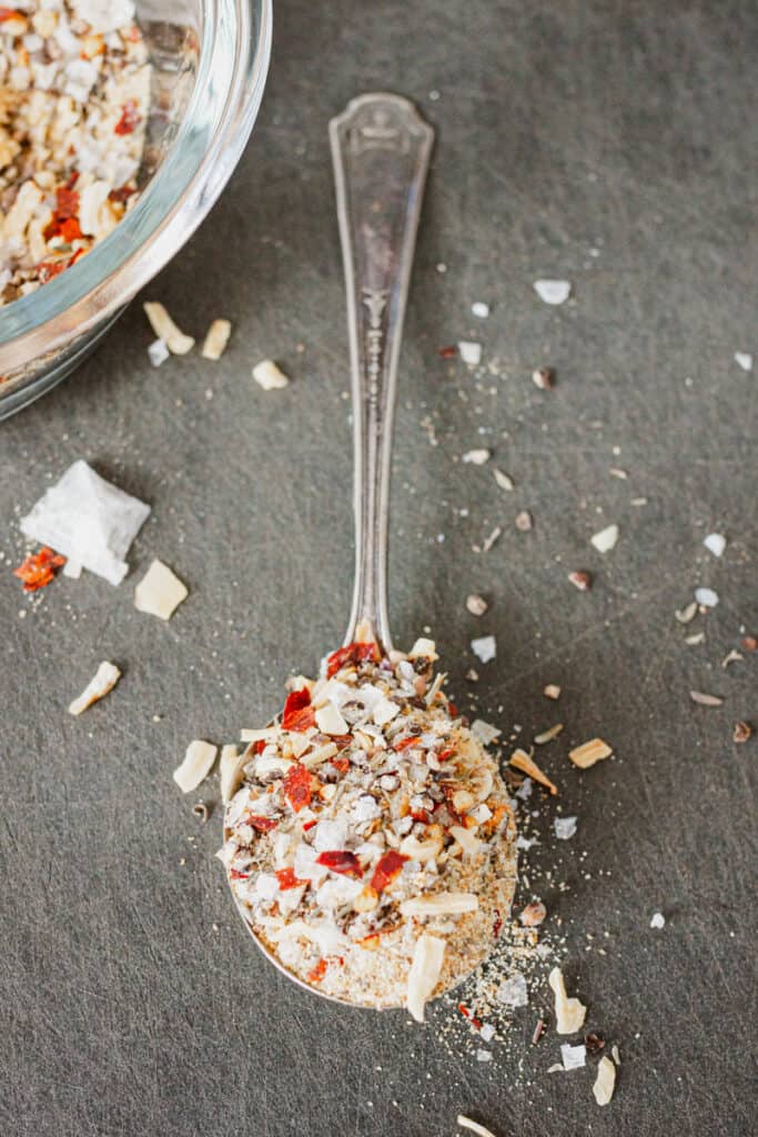 Homemade Chicago style steak seasoning.