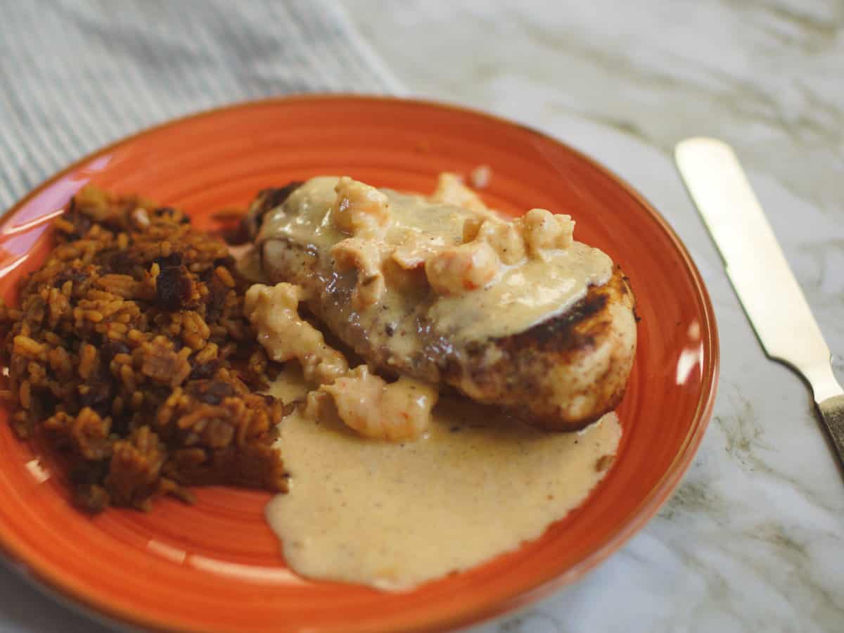 Blackened Chicken a la Mer Carne Diem