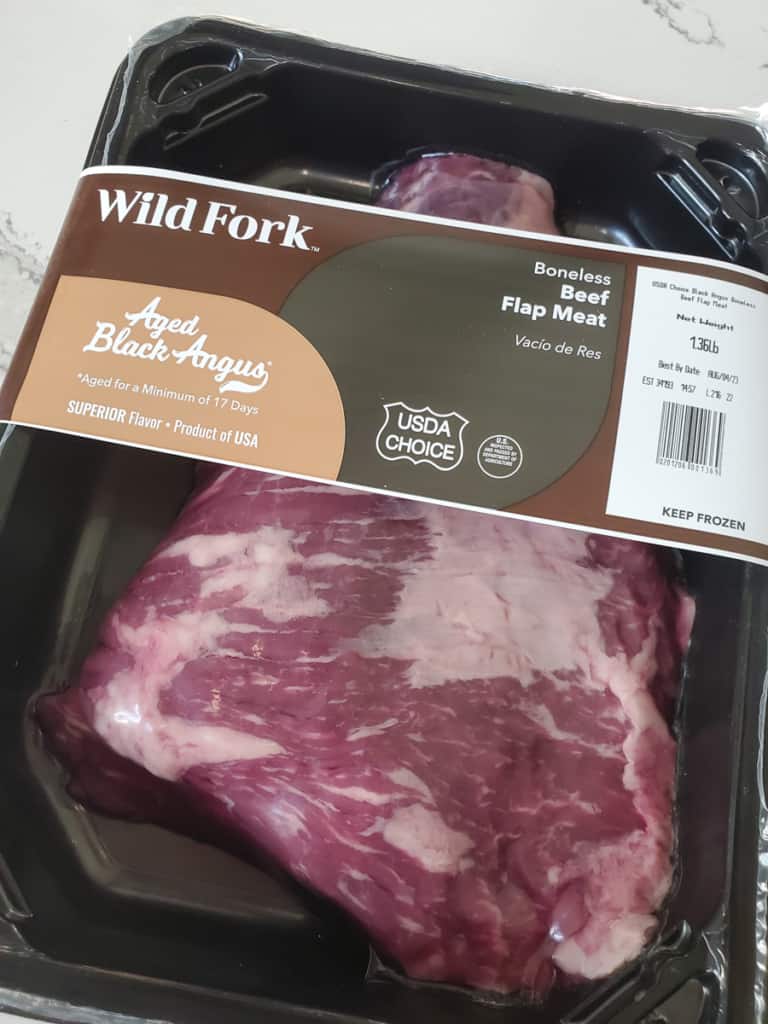 Beef flat meat from Wild Fork Foods.