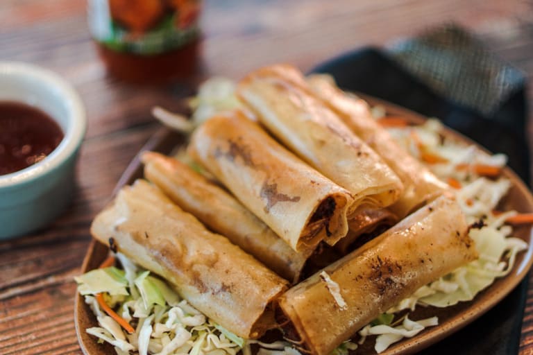 Pulled Pork Lumpia Carne Diem