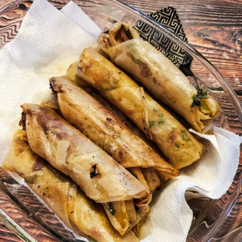 Pulled Pork Lumpia Carne Diem