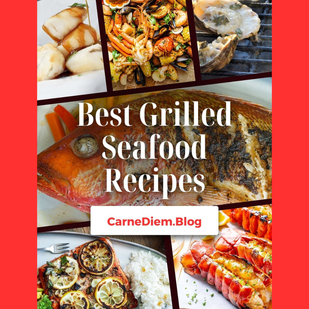 Featured image for best grilled seafood recipes.