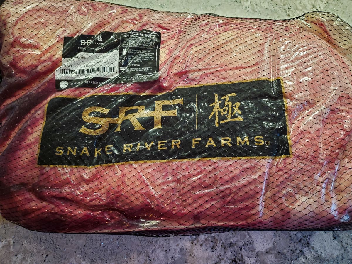 American Wagyu brisket from Snake River Farms.