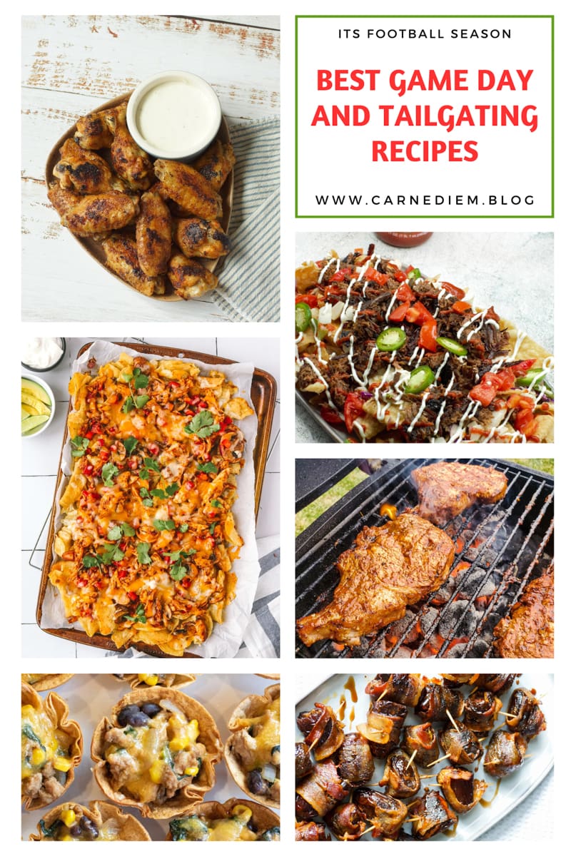 Pinterest pin for the best Game Day recipes.