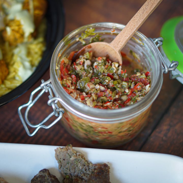 Spicy Palestinian Shatta: Middle Eastern Hot Pepper Sauce - Carne Diem