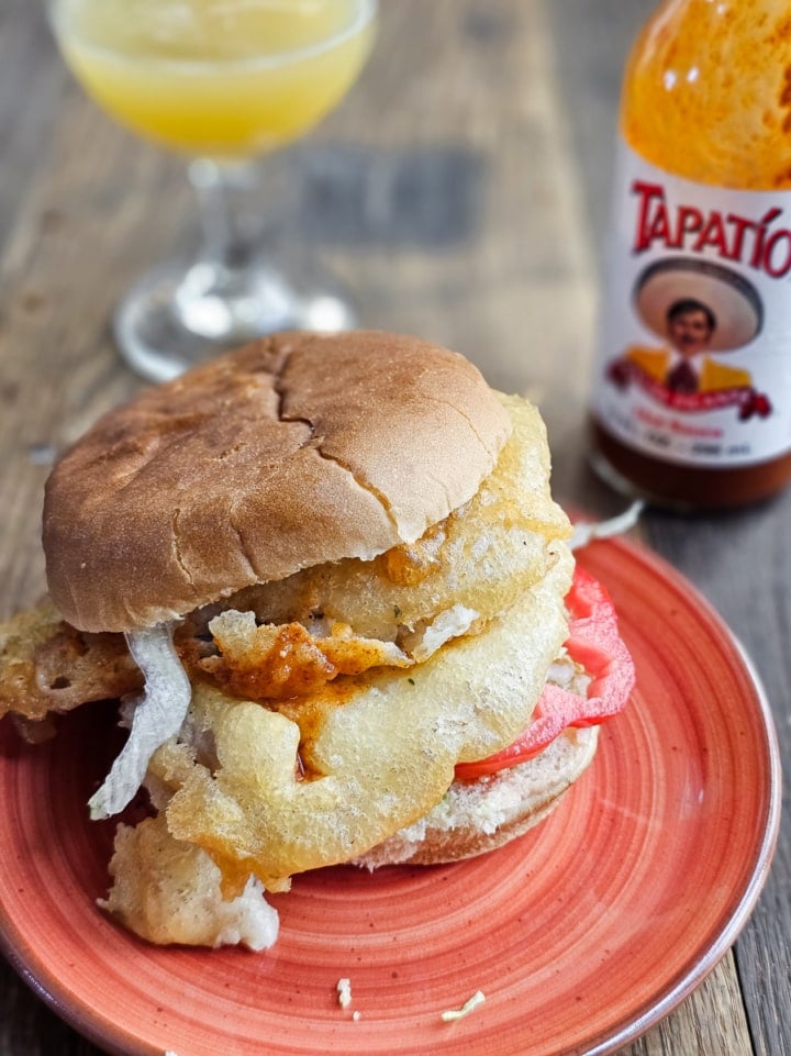 Tempura Pork Tenderloin Sandwich Carne Diem