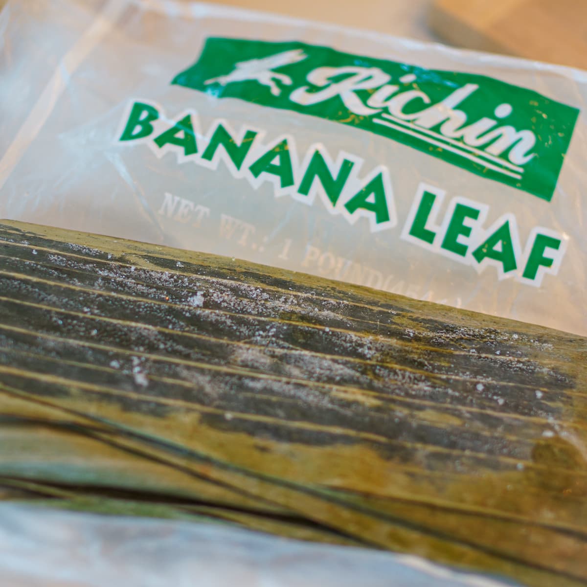 Banana leaves.