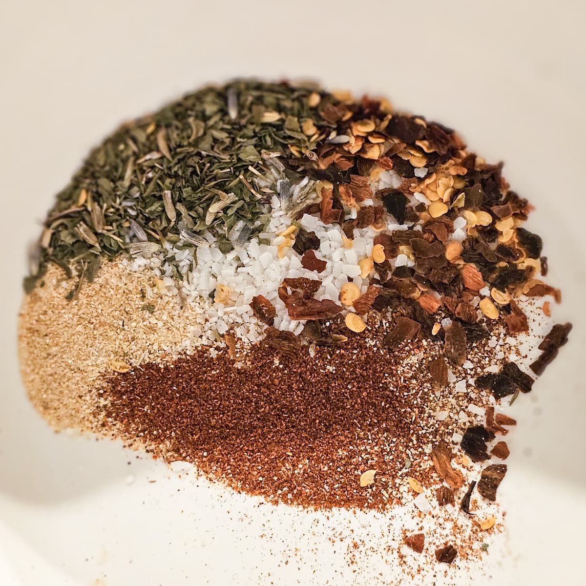 Spices and seasonings in a bowl.