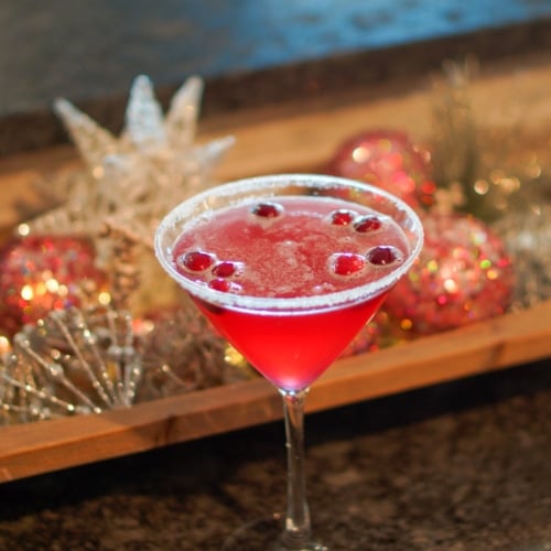 CranMerry Vodka Martini Carne Diem