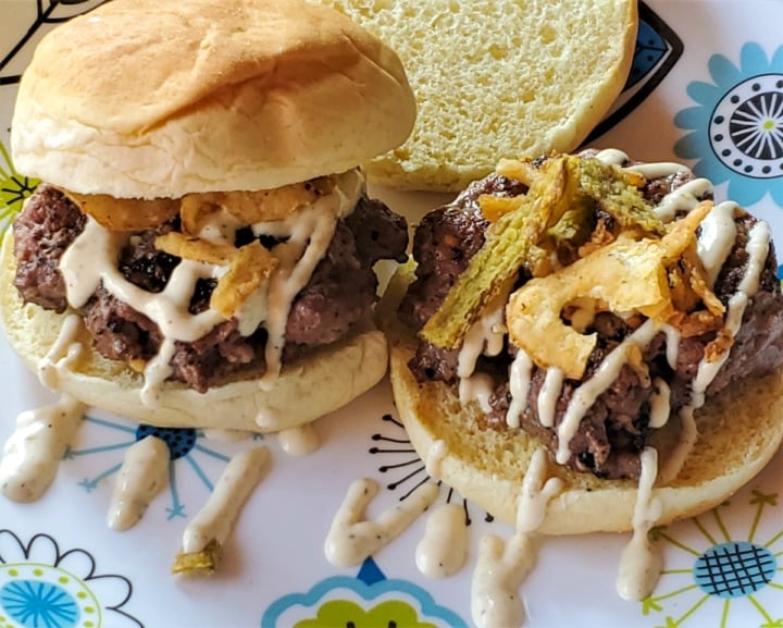 Brisket Burger Sliders with Horseradish Aioli Carne Diem