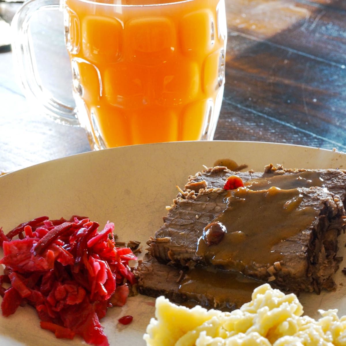Sauerbraten: German pot roast