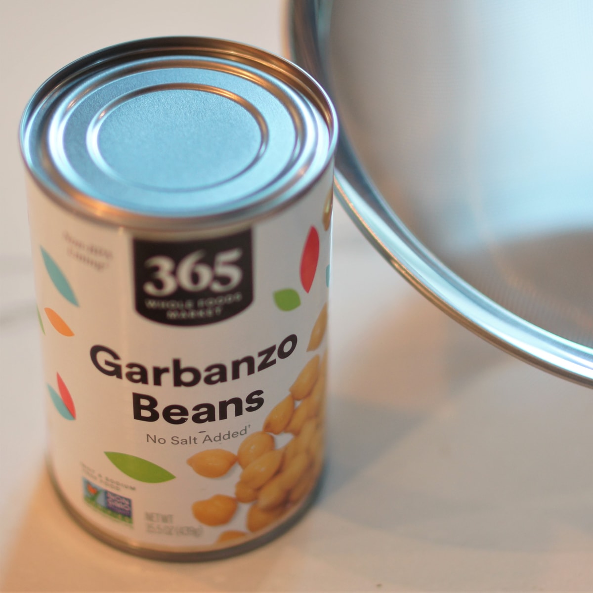 Can of Garbanzo beans.