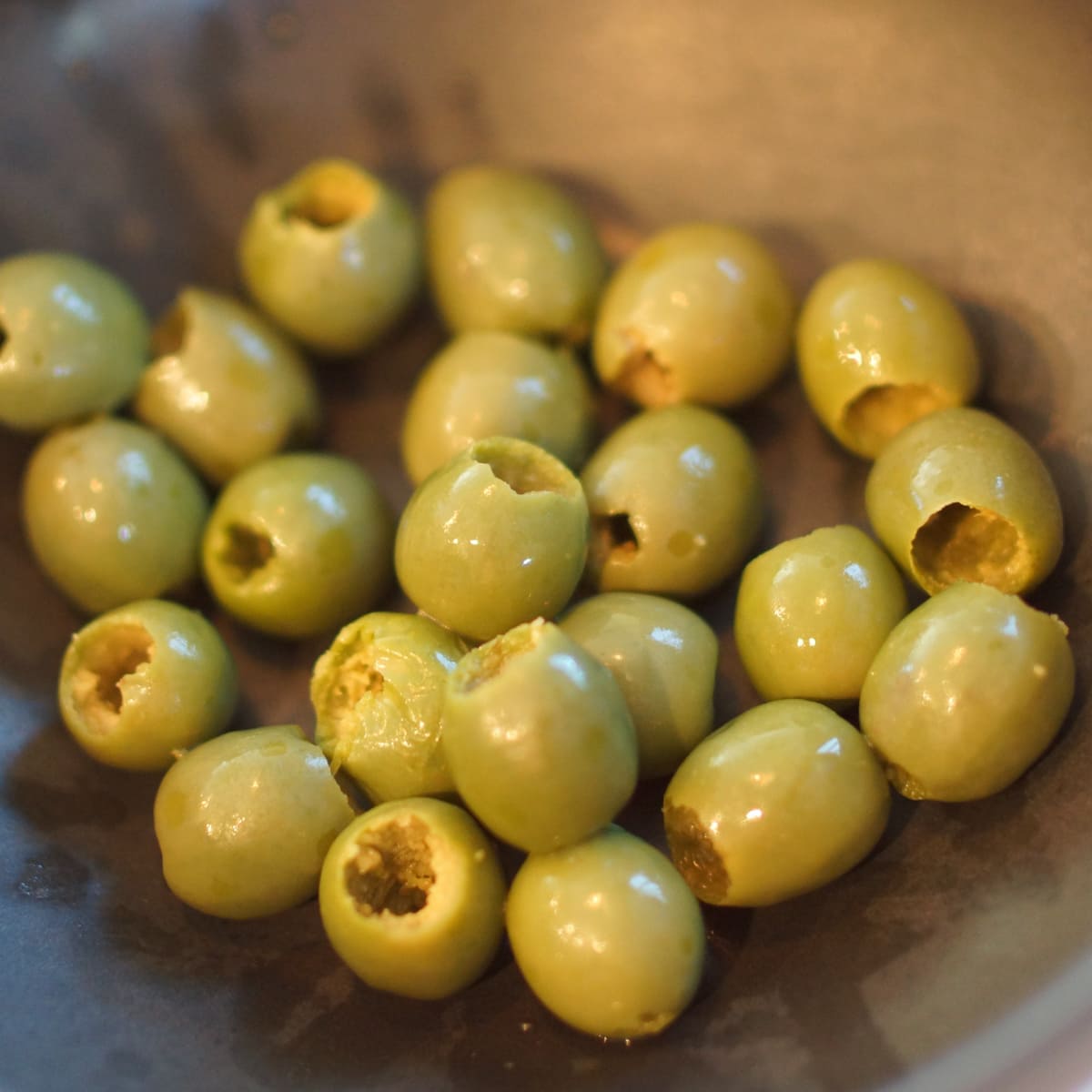 Olives in a bowl.