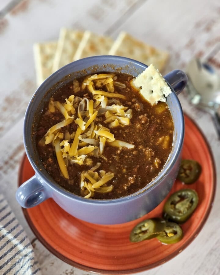 Blue Ribbon Winning 4 Meat Chili with Beans - Carne Diem