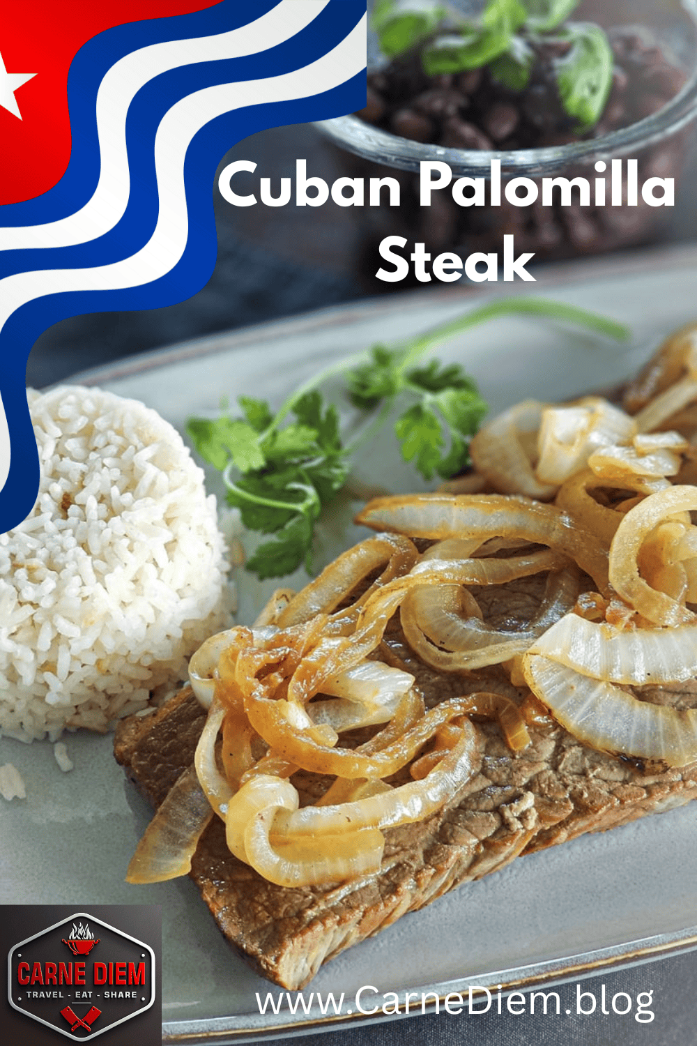 Cuban Palomilla Steak Recipe Steak and Onions Carne Diem