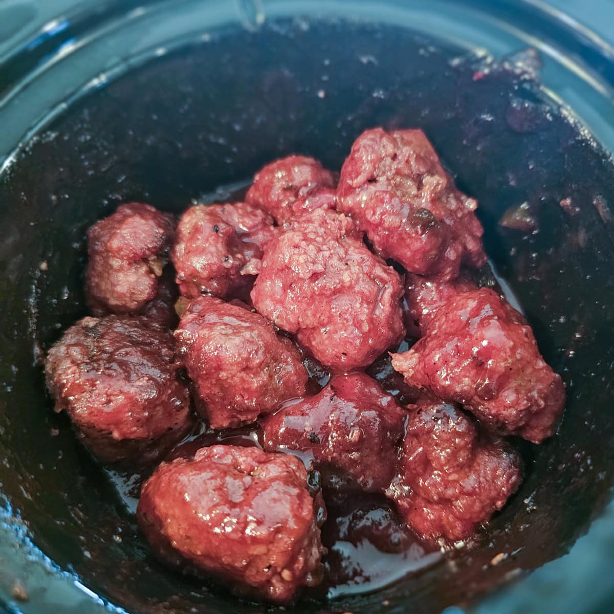 Grilled Wagyu meatballs with a bacon-jalapeno jelly glaze.